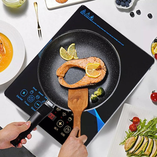 Compact Induction Cooker With High Power Output Timer Safety Lock Included