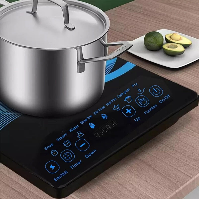 Compact Induction Cooker With High Power Output Timer  Safety Lock Included